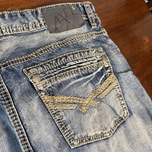 TK Axel Men's‎ Blue Denim Slim Straight Jeans W34 L32 Classic Casual Style